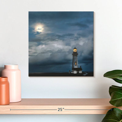 Aletra Lighthouse In Moonlight