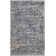 Tapis oriental bleu et gris Lanett