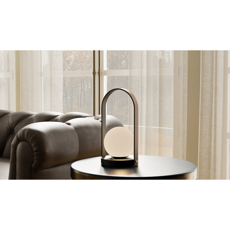 Strap Table Lamp, Charcoal