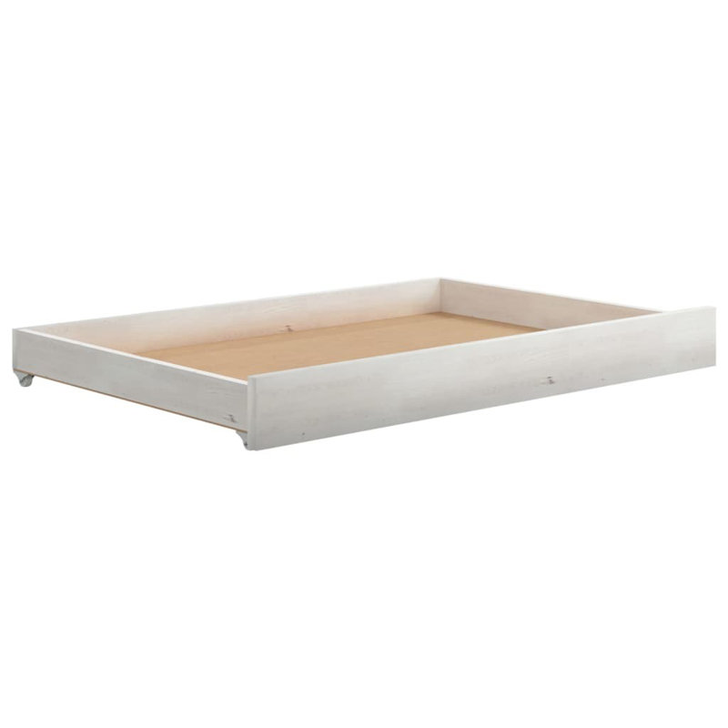 Michalak Underbed Storage Drawers, White
