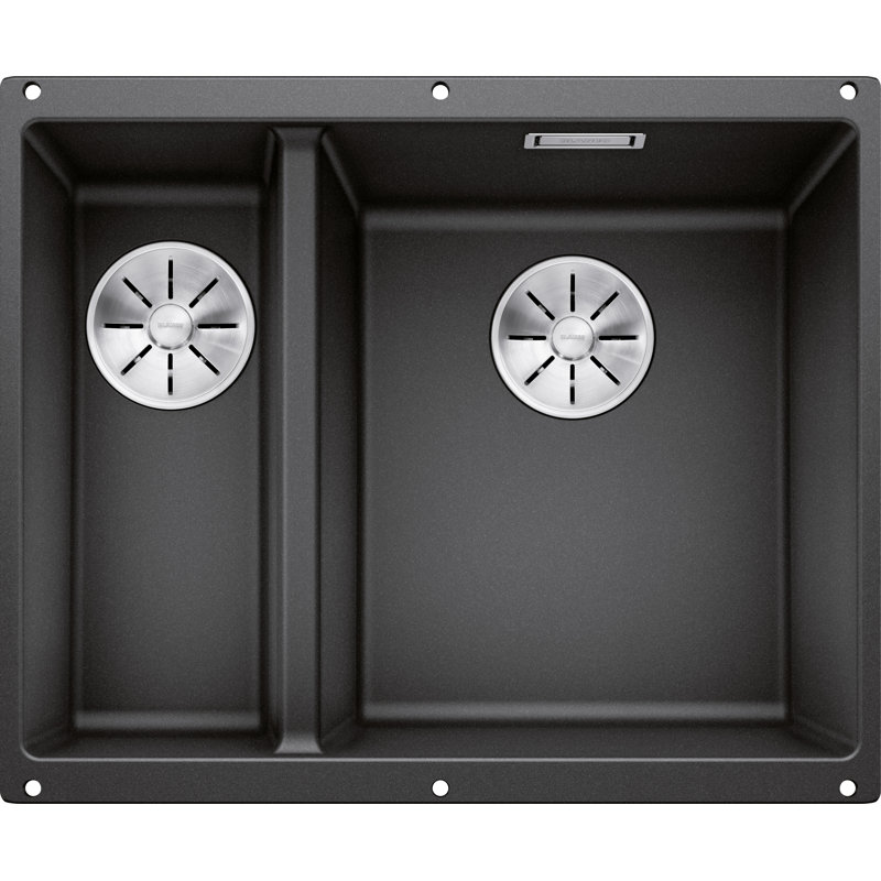 Subline 1.5 Bowl Undermount Kitchen Sink, Anthracite