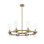 Fouges 8 - Light Iron Dimmable Wagon Wheel Chandelier
