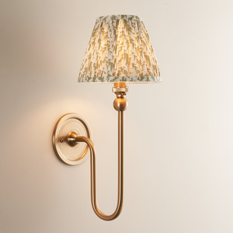 Santiago Armed Sconce, Green, 37cm H x 16cm W x 22cm D