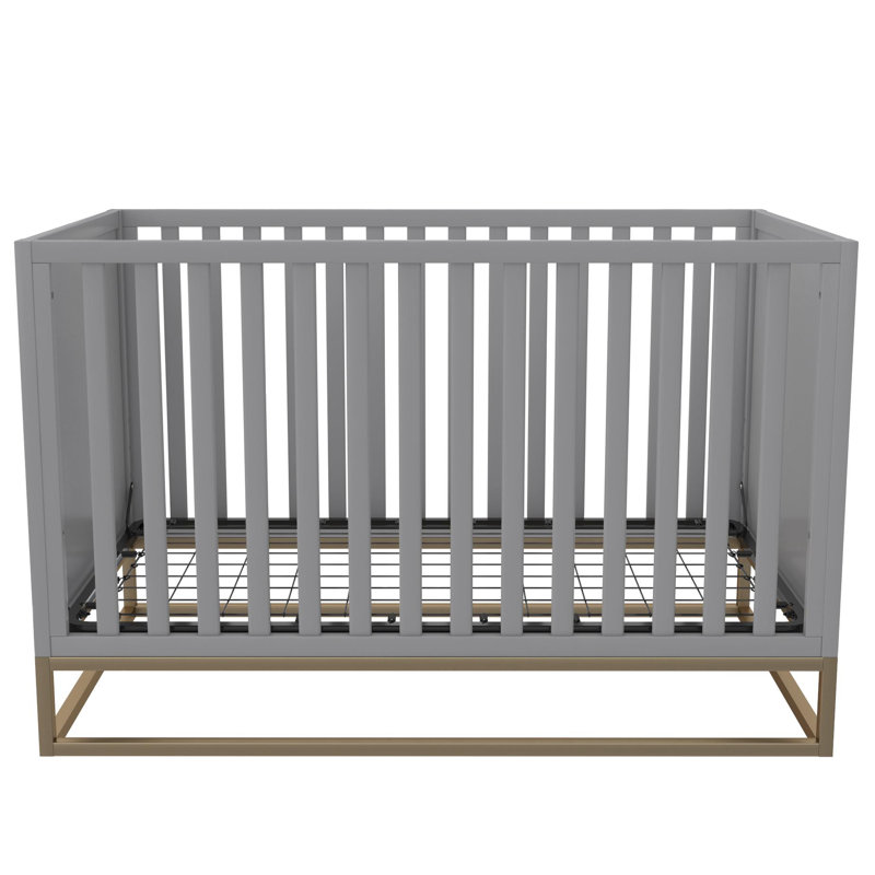 Burritt 1 Cot Bed, Dove Grey