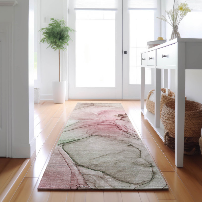 Tapis de qualité supérieure lavable à la machine Cerrito AMF502, Tapis de couloir 2 pi 3 po x 7 pi 6 po