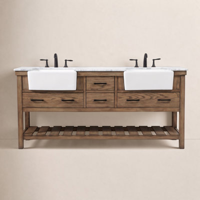 Pelaghia 72'' Double Bathroom Vanity