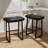 Faux Leather Wide Cushion Bar Stool With Metal Frame-1795799737-1795799740