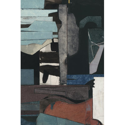 Mid-Century Collage III - Wrapped Canvas Print