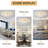 39Inches White Ceiling Fan With Lights, Remote Control And App Control, Dimmable With Remote, 7 Blades, 6 Speeds Of Wind-1430793513