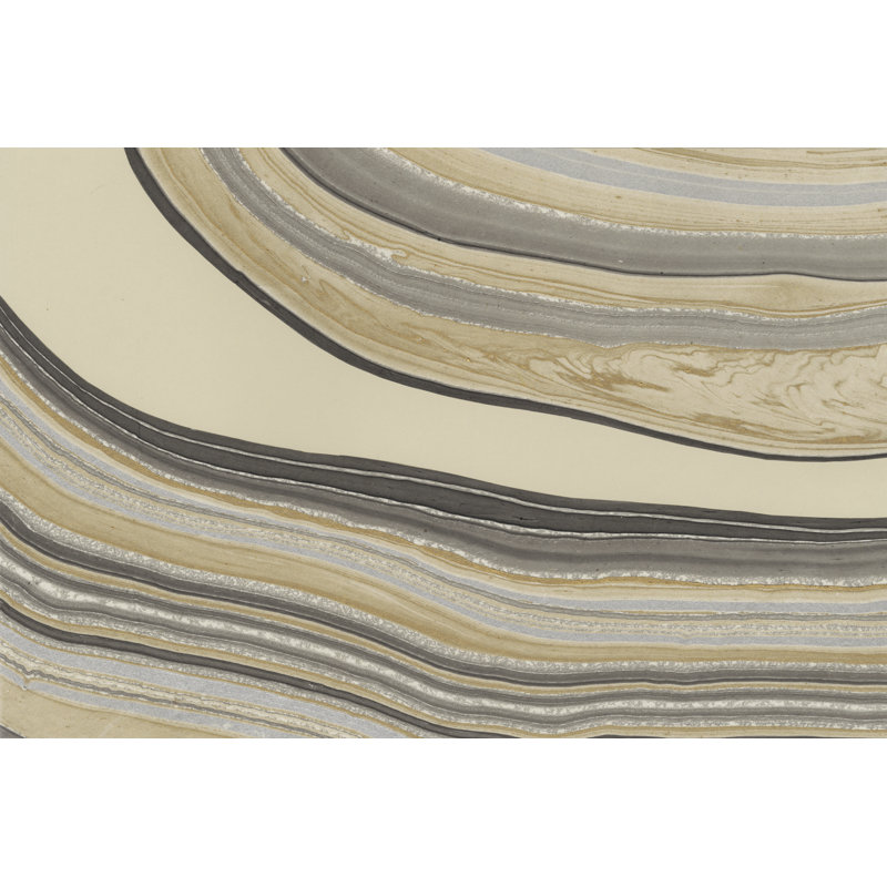 Cross Sections III by Renée W. Stramel - Painting on Canvas, 20cm H x 30cm W, Wrapped Canvas