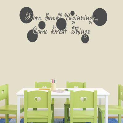 Galvin Text & Numbers Non-Wall Damaging Wall Decal
