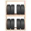 Calderville 120cm W Solid Wood Storage Rack-1079118321