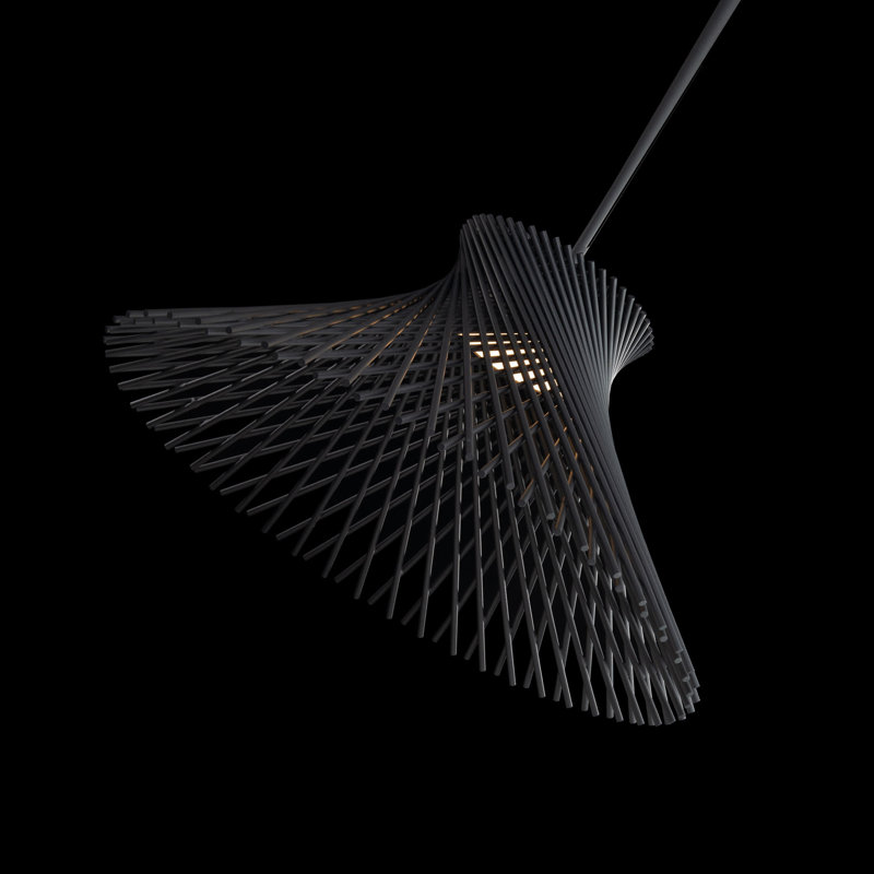 Zenya 1 - Light LED Pendant, Black