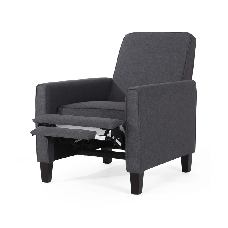 Push Back Manual Recliner Chair, Smoke