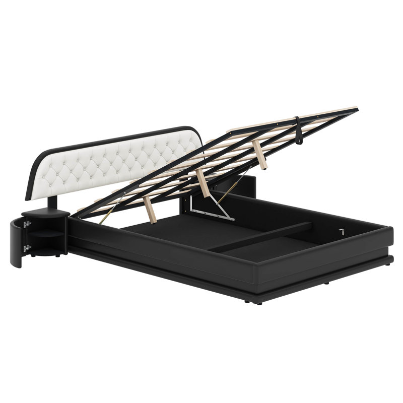 Lit plateforme tapissier Hedvig
