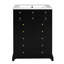 Meuble-lavabo 24 po avec lavabo en céramique