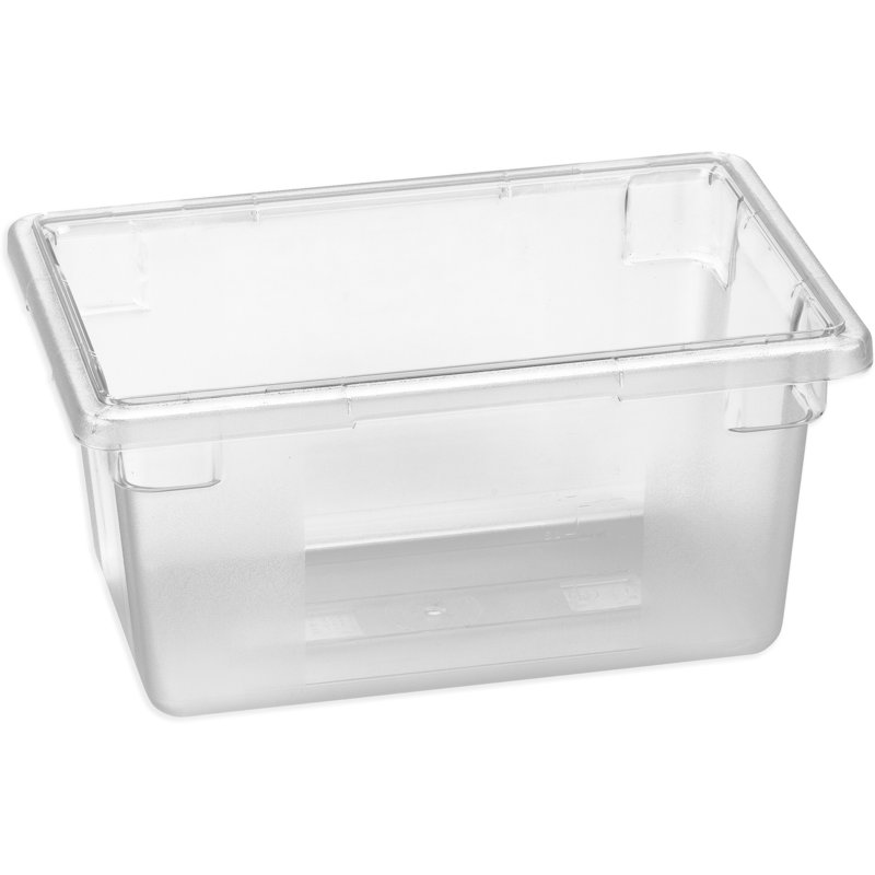 Clear 20 Qt Plastic Food Storage Container Set with Handles