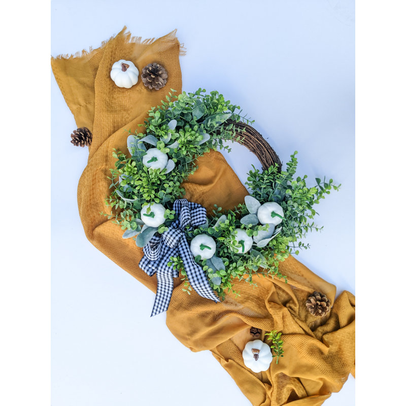 Handcrafted Faux 19'' Wreath