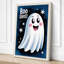 Cheerful Halloween Ghost Novelty - Wrapped Canvas-1445682828-1445682830