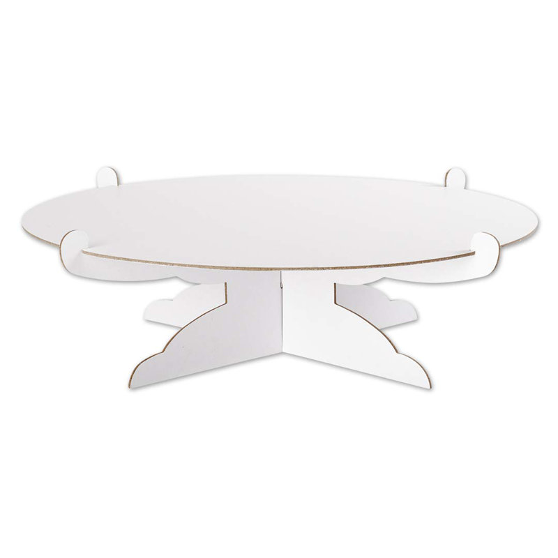 Support à gâteau et petits gâteaux à plateau rond