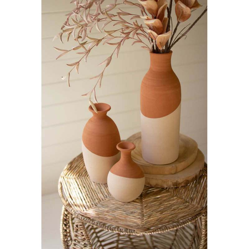 16'' Handmade Clay Table Vase