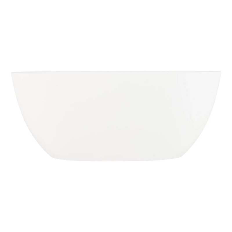 Signature Hardware Catino 66'' x 32'' Freestanding Soaking Solid Surface Bathtub