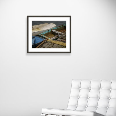 Akon 'Forgotten Dingys' Framed Photographic Print