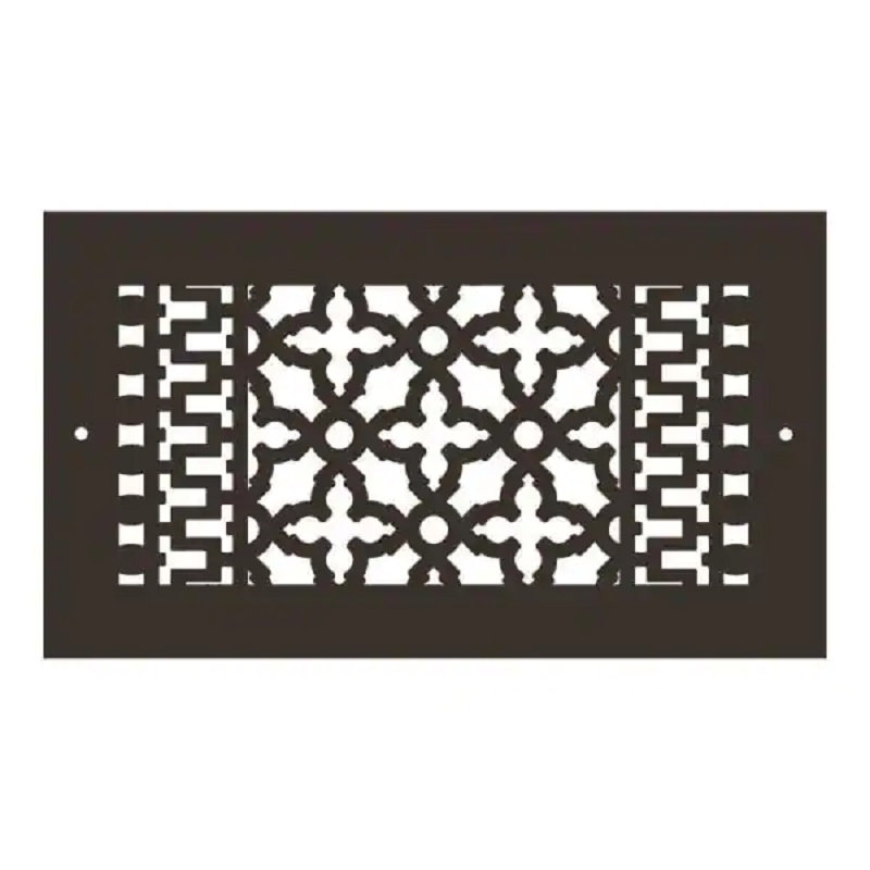 Grille en aluminium Regrol, 6 po x 12 po, Bronze huilé