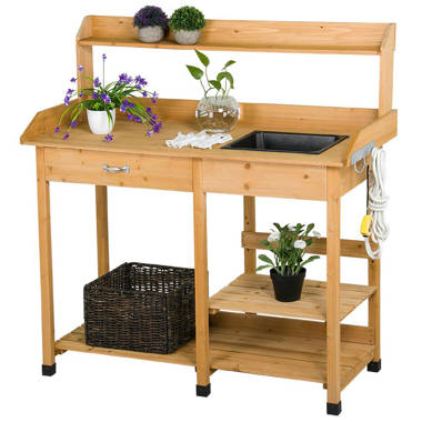 Burroughs Fir Potting Bench