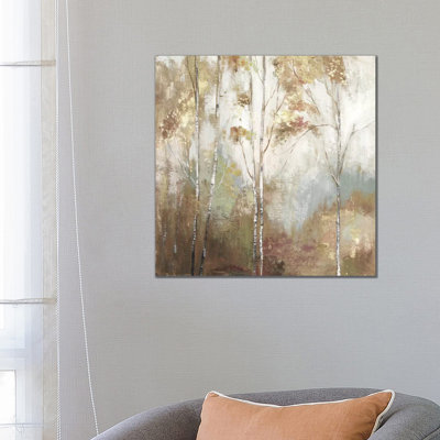 Fine Birch II by Allison Pearce - Painting on Canvas