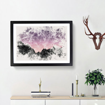 Pink Sky at Night - Framed Print