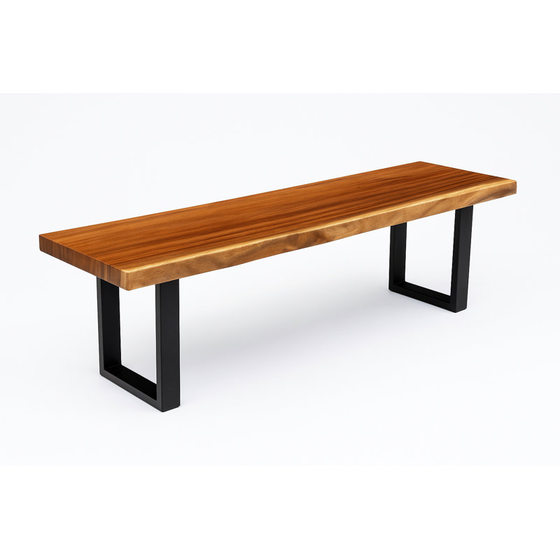 Jenavecia Wood Bench, 18" H x 44" W x 15" D