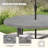 Amario Patio Round Aluminum Dining Set With Umbrella Hole And Sunbrella® Cushions For 6 Person