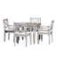 Ensemble repas carré 5 pièces