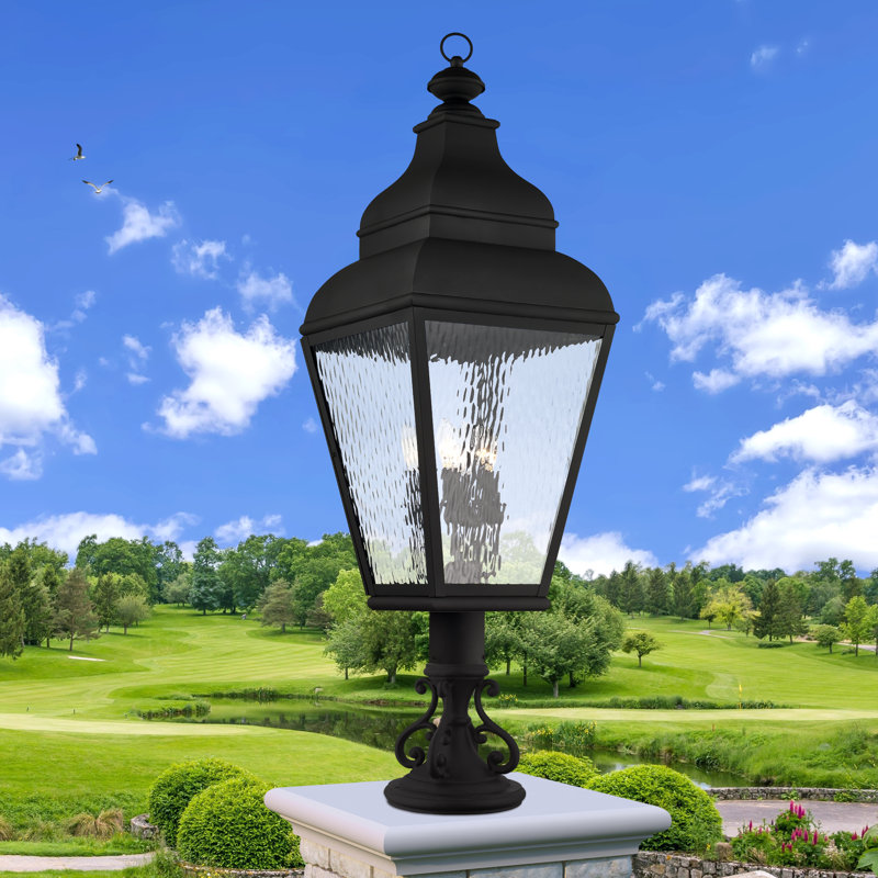 Arelene Lantern Head, 20.5" H x 8" W, Black