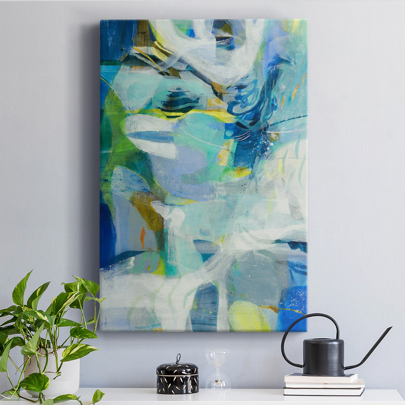 Low Tide - Wrapped Canvas Painting, 60" H x 40" W x  1" D