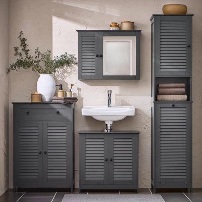 Wood Cabinet Laundry Hamper