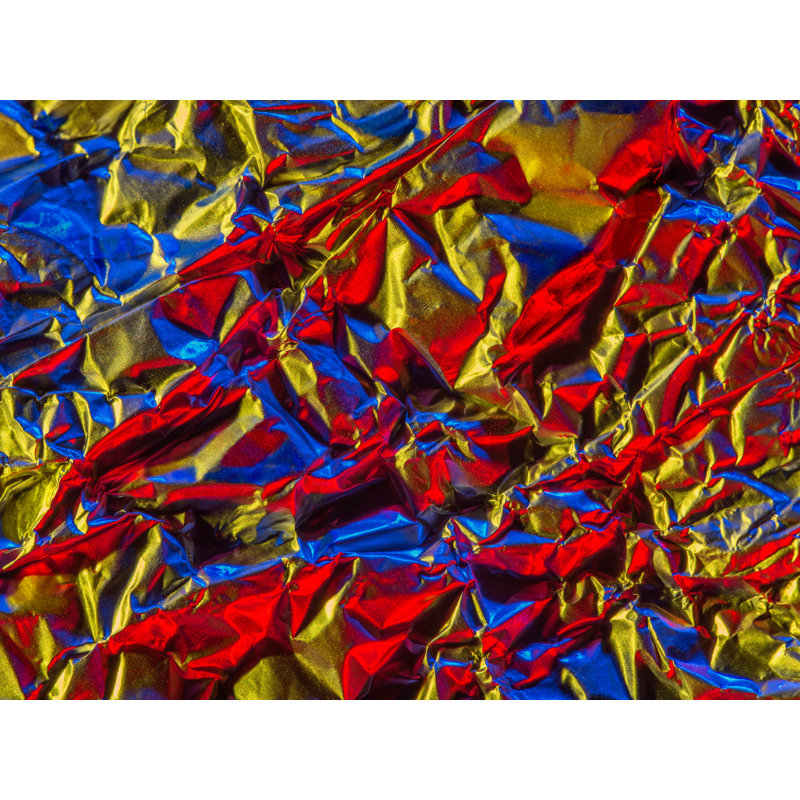 Feuille d'aluminium par Philippe Moisoux - photographie, Papier avec cadre noir, H 24 po x l 30 po