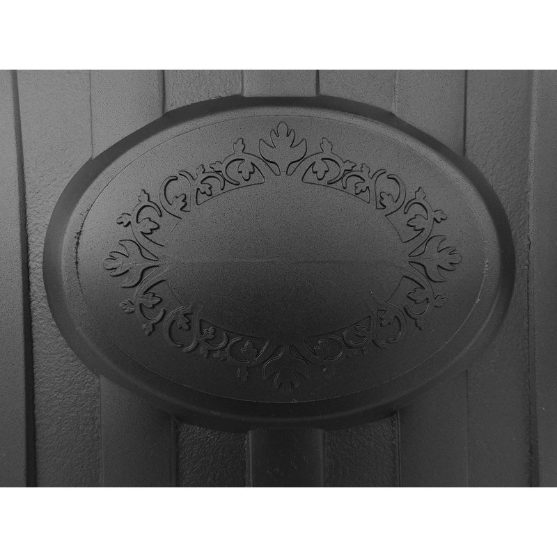 Boîte de rangement en plastique 26 gallons, Noir