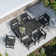70''L x 32''W Separable Patio Dining Table HDPE