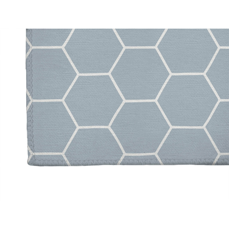 Comb Non-Slip Outdoor Rug, Runner 2'6" x 8'