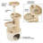  PETMAKER 4-Tier Cat Tower with Scratching Post