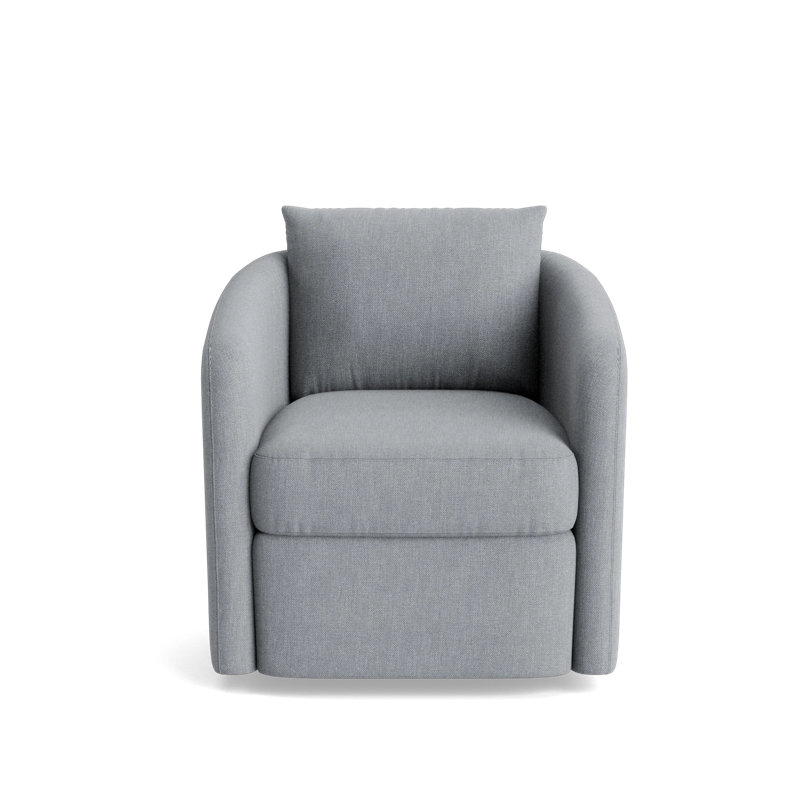Astrid Swivel Chair, Performance Weave - Zinc