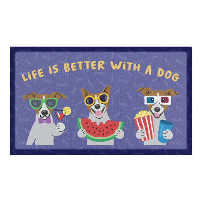Savorey Non-Slip Animal Print Doormat