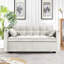 Canapé-lit convertible 3-en-1 53 po Modern Velvet-1866577570-1866577572