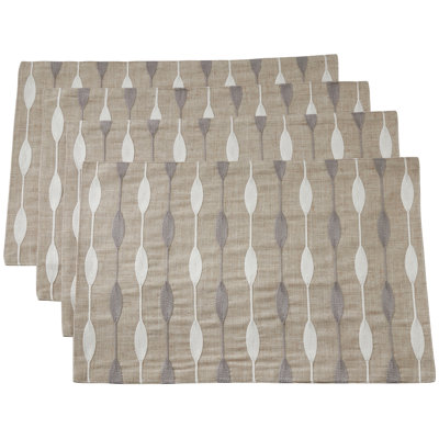 Cartagena Polyester Abstract Rectangle Placemat