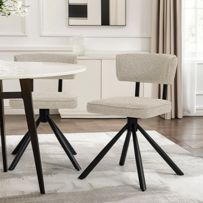 Modern Fabric Upholstered Dining Chair