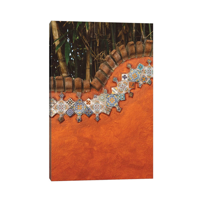 Mexican Tile by Bethany Young - Print on Canvas, Wrapped Canvas, 152.4cm H x 101.6cm W x 3.81cm D