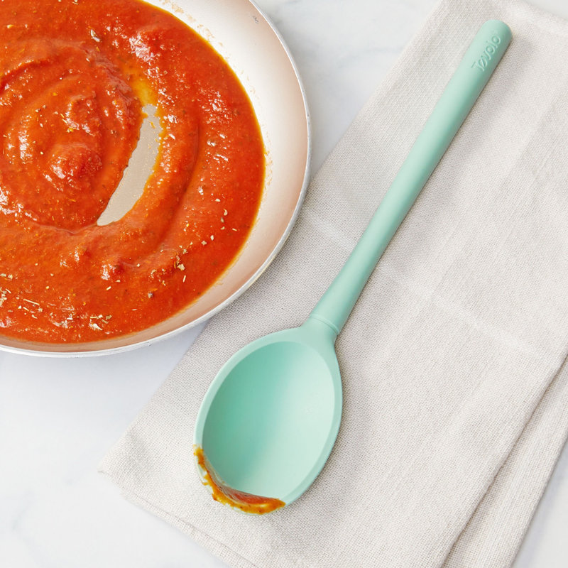 Ustensile de cuisine à cuillère profonde antiadhésive tout en silicone Tovolo Flex-Core, Sarcelle