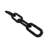 Contemporary Chain Link Decorative Object - Decorations For Living Room And Entryway Table - Stylish Figurines Or Statue Shelf Display - 25", Black-271851830